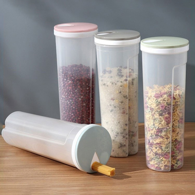 Food Storage With Dividers - Recipiente de plástico para armazenamento de