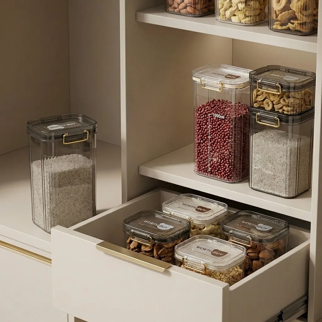 Recipientes herméticos para ar - Food Storage With Dividers avaliação e preço