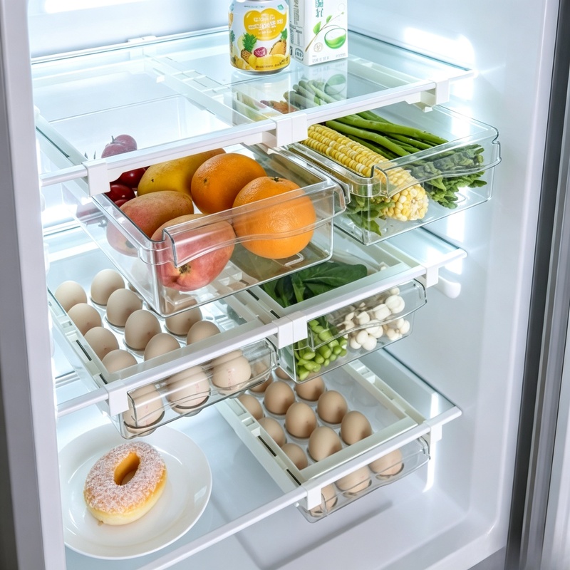 Caixa de Armazenamento Desliza - Food Storage With Dividers avaliação e preço