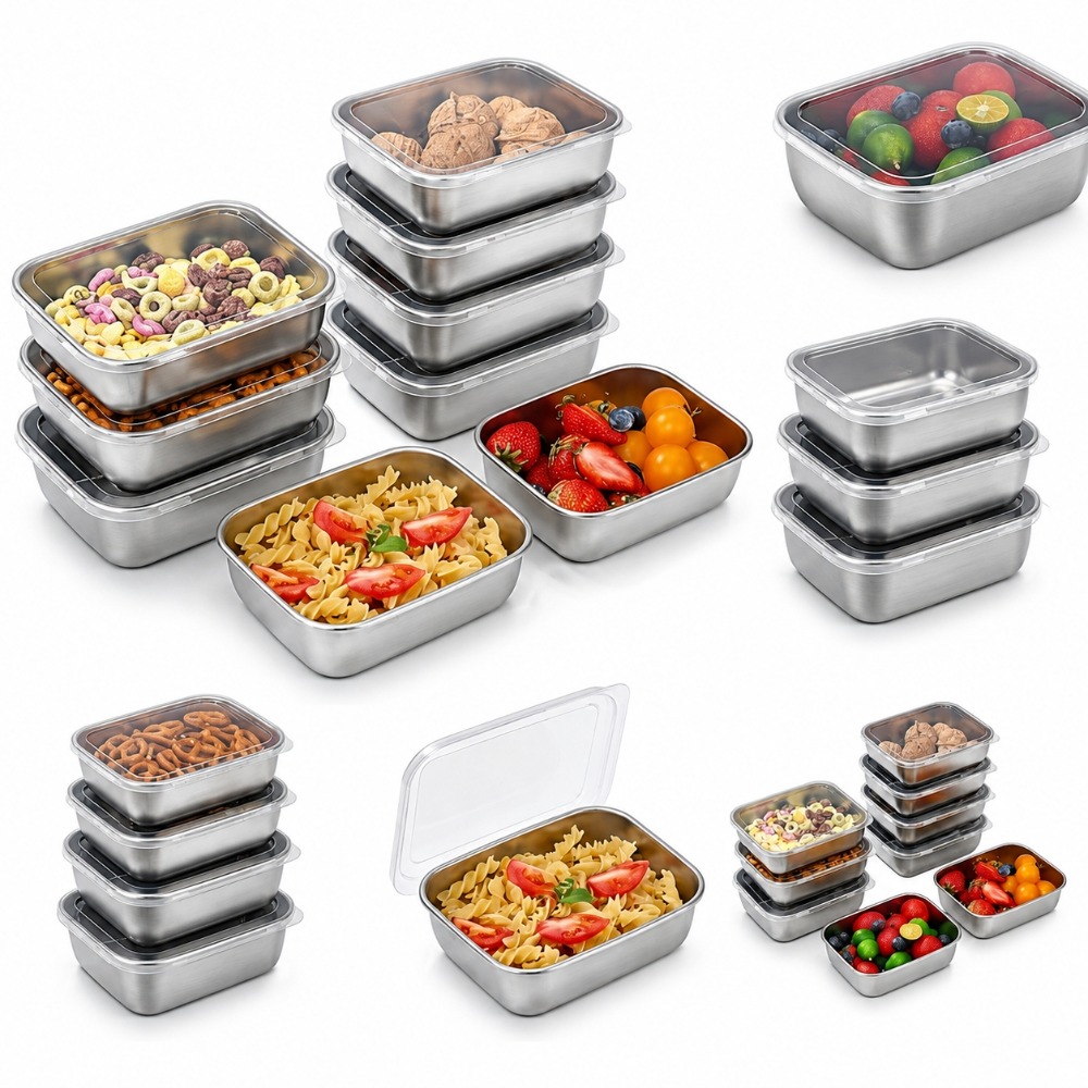 Conjunto de 6 Recipientes de A - Food Storage Meals avaliação e preço