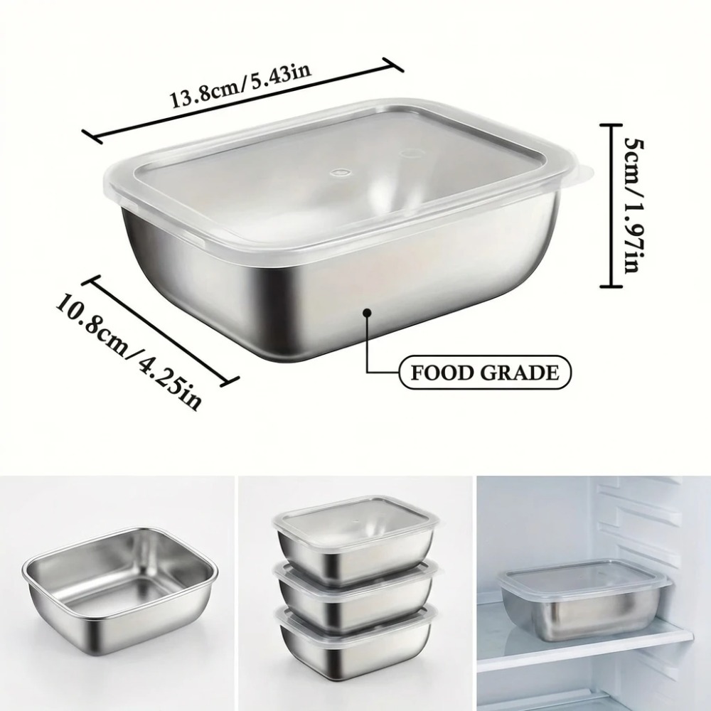 Conjunto de 6 Recipientes de A - Food Storage Meals avaliação e preço