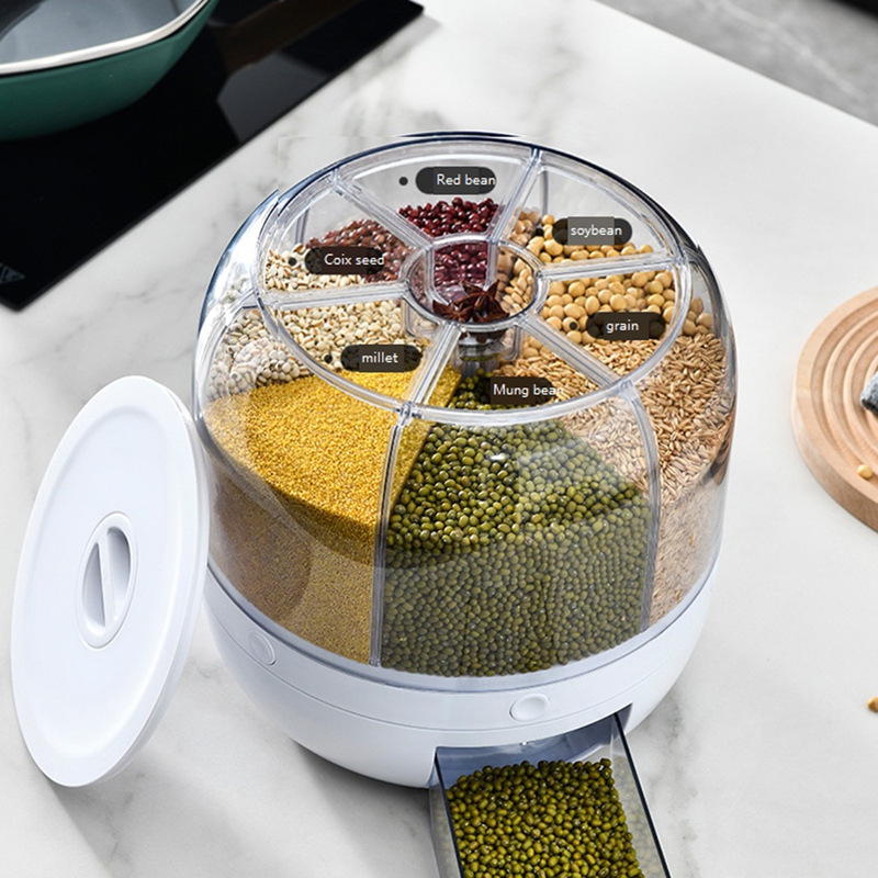 Dispensador de Cereais com 6 C - Food Storage Containers avaliação e preço