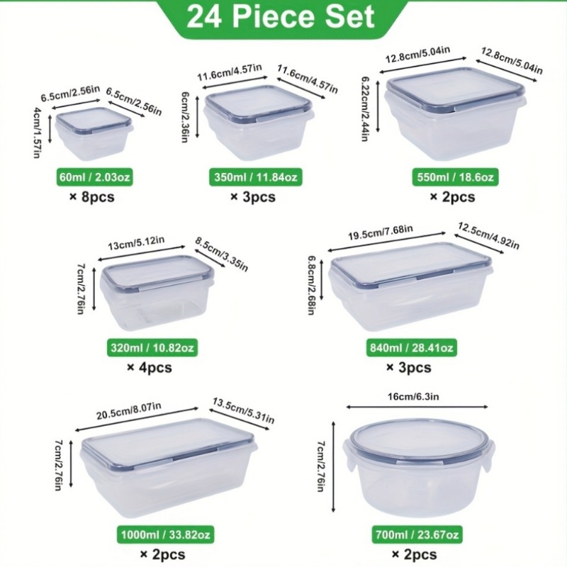 Conjunto de Armazenamento de A - Food Storage Meals avaliação e preço